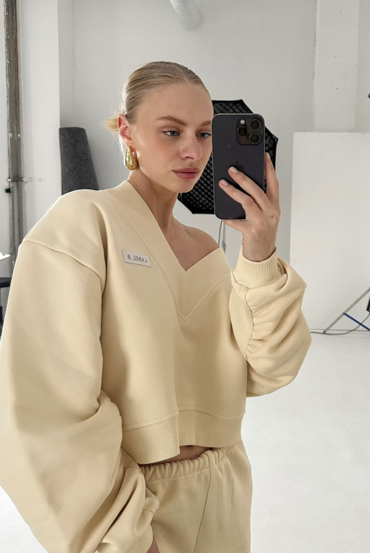 Джоггеры на узкой резинке ECRU