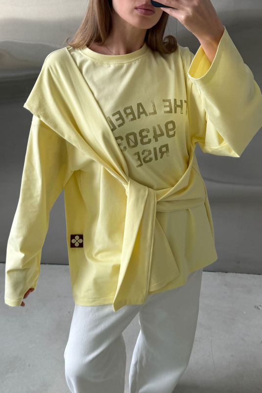 Лонгслив Крест-накрест