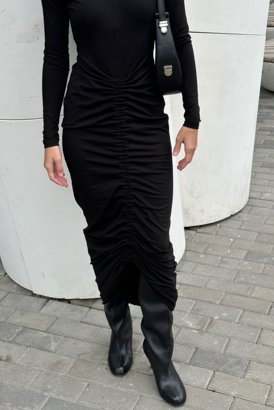 Платье slim-fit BLACK