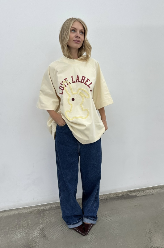 Футболка с рукавом реглан HVD ECRU