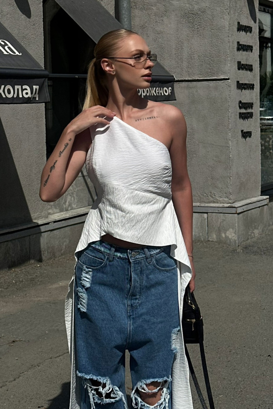 Топ "Swallow" Молочный ULLA & LABEL .B