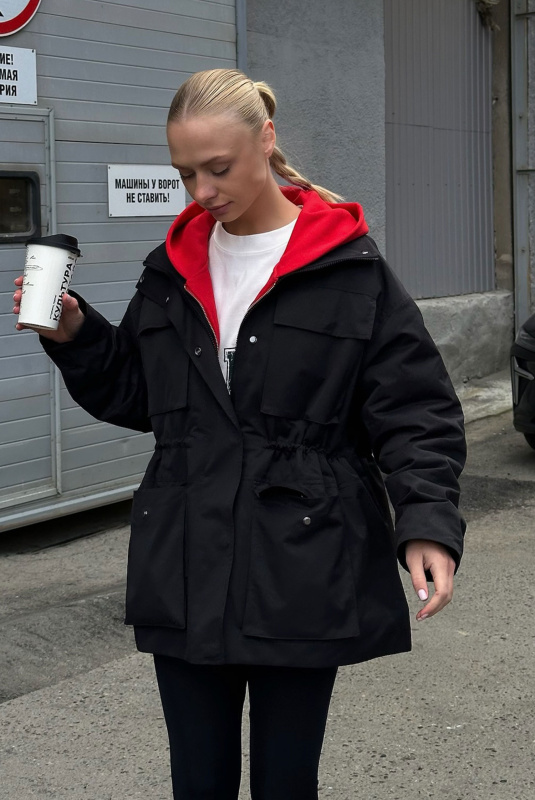 Парка утепленная BLACK