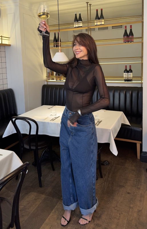 Лонгслив из сетки LABEL .B & TOUSSUN