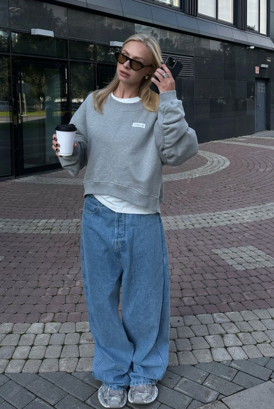 Свитшот GRAY MELANGE