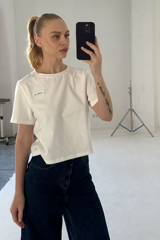 Футболка укороченная WHITE