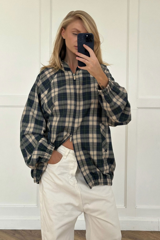 Олимпийка в клетку