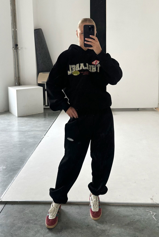 Джоггеры на узкой резинке Fleece BLACK Джоггеры на узкой резинке Fleece BLACK