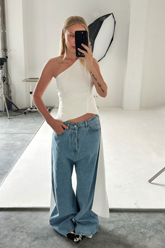 Топ "Swallow" Молочный ULLA & LABEL .B