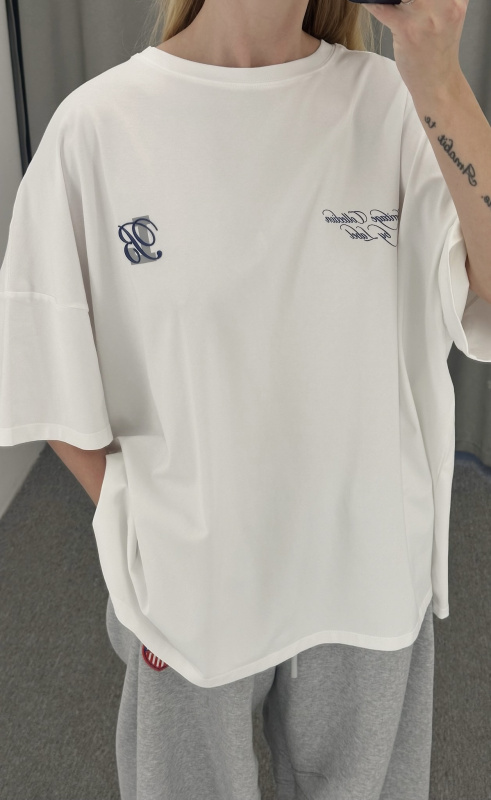 Футболка объемная HERITAGE WHITE