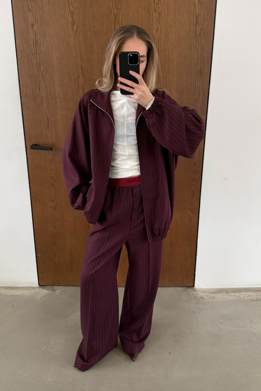 Олимпийка костюмная BURGUNDY