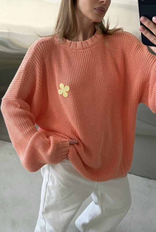 Джемпер с открытой спиной