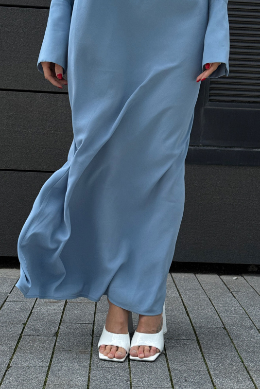 Платье из тенсела LIGHT BLUE