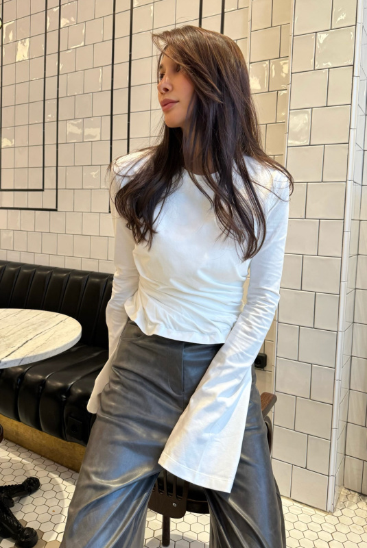 Лонгслив TWIST WHITE