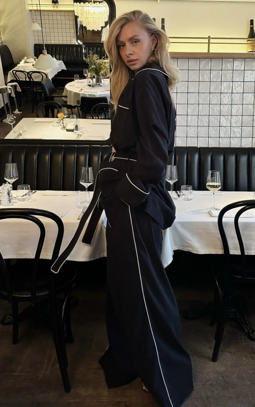 Брюки пижамные BLACK