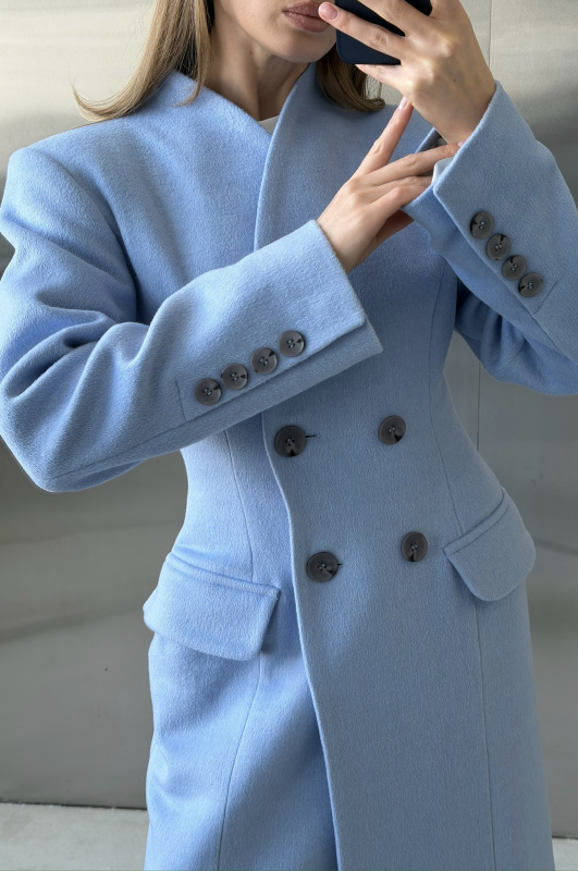 Пальто "Stephanie" голубое