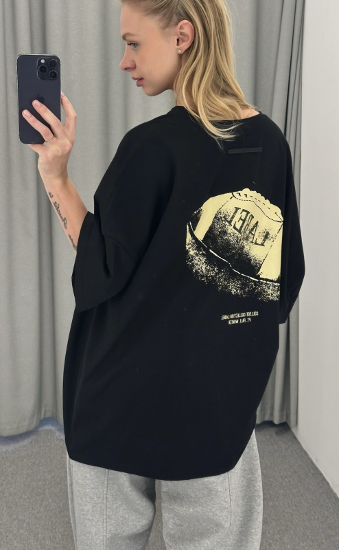 Футболка объемная RUGBY BLACK