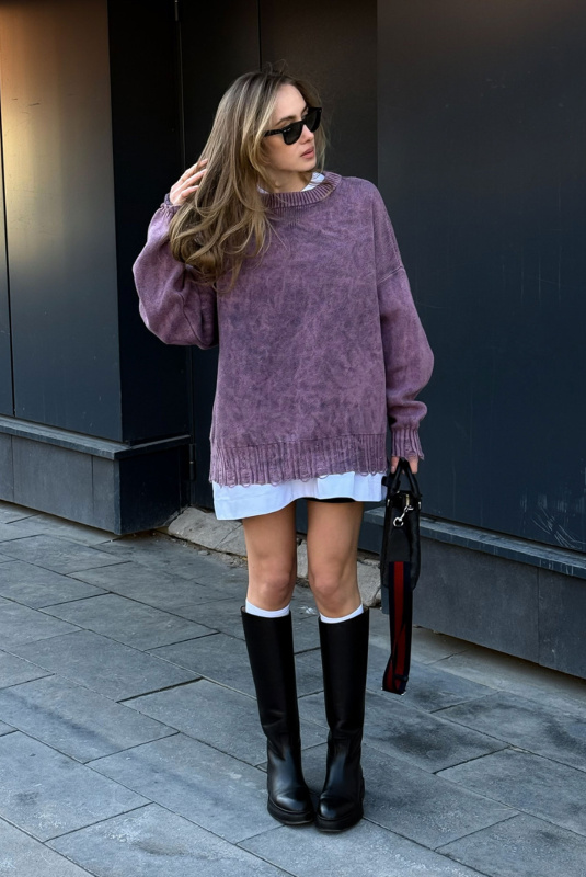 Джемпер FLAW PLUM