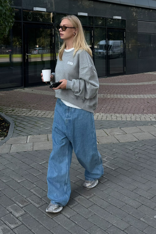 Свитшот GRAY MELANGE