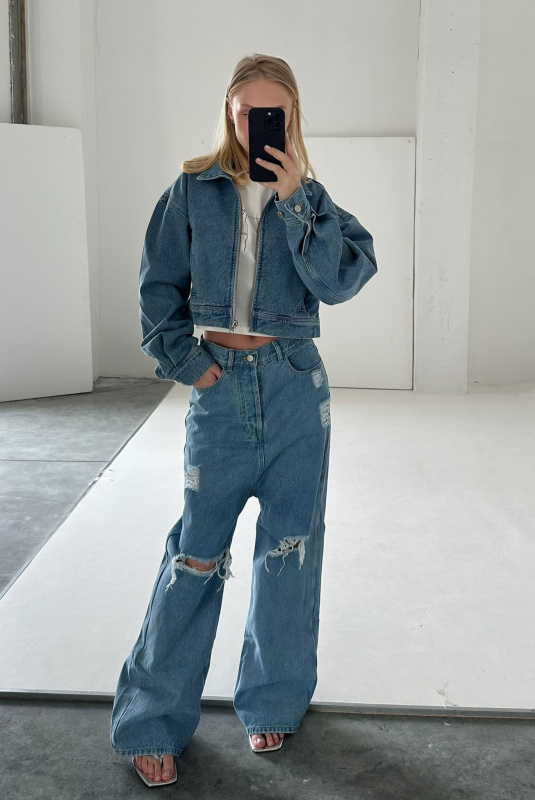 Джинсовая куртка LIGHT BLUE