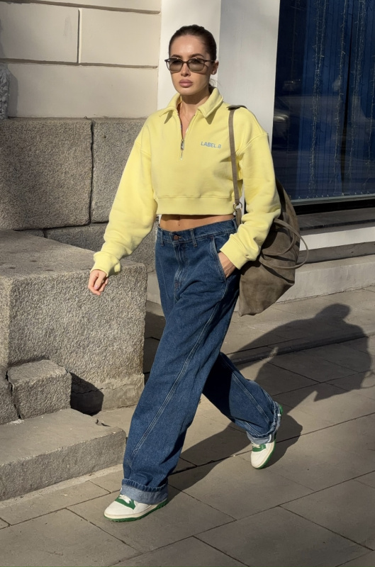 Джинсы прямые с рельефами