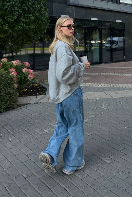 Свитшот GRAY MELANGE