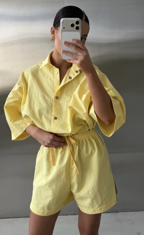 Рубашка плащевая на кулисе