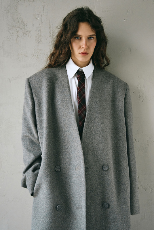 Галстук в клетку BURGUNDY