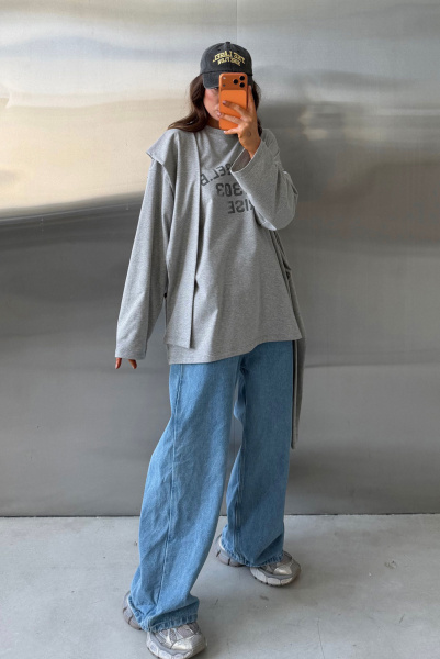 Лонгслив Крест-накрест