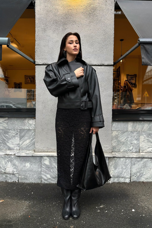 Косуха из экокожи ULLA & LABEL .B