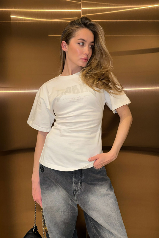 Футболка приталенная WHITE