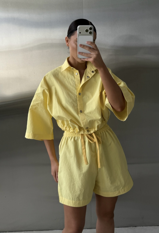 Рубашка плащевая на кулисе