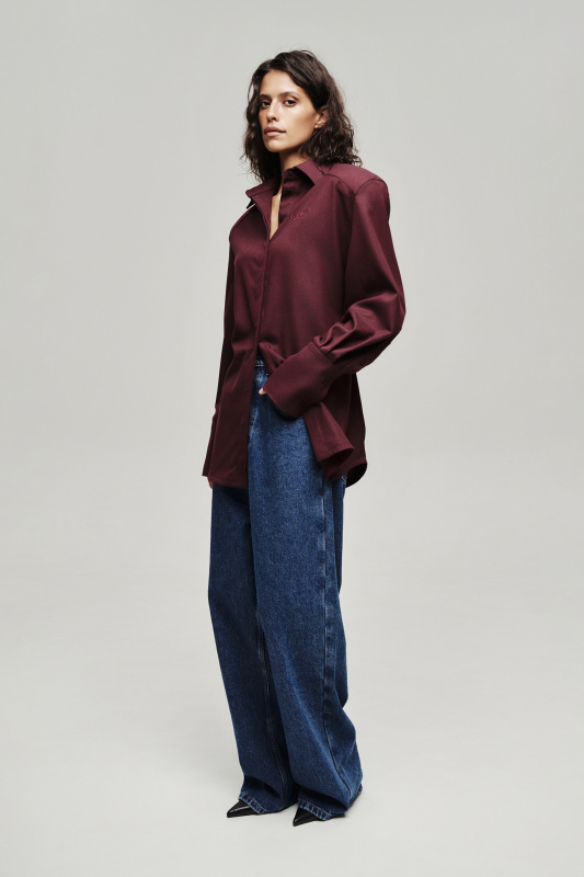 Рубашка приталенная