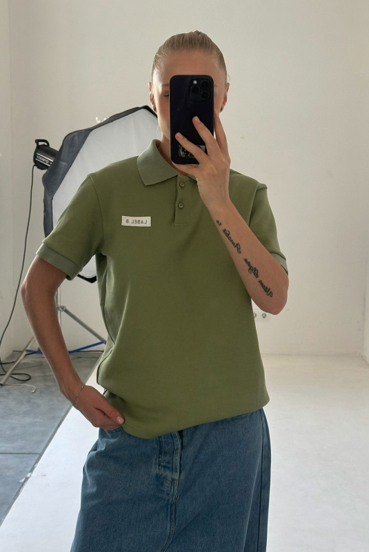 Футболка поло (светло-зеленая)