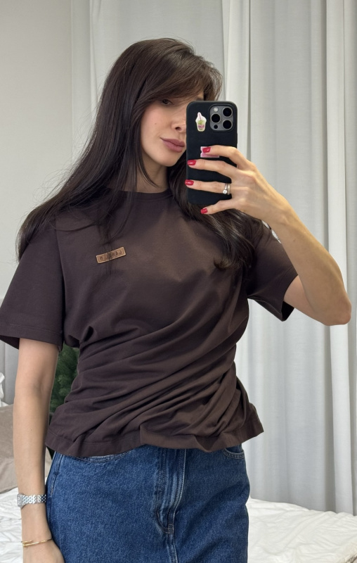 Футболка TWIST BROWN