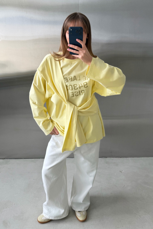 Лонгслив Крест-накрест