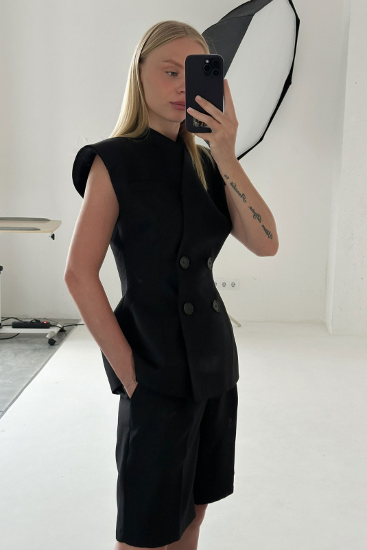 Шорты "Stephanie" Черный ULLA & LABEL .B