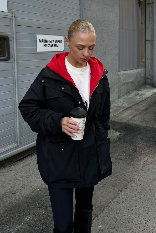Парка утепленная BLACK