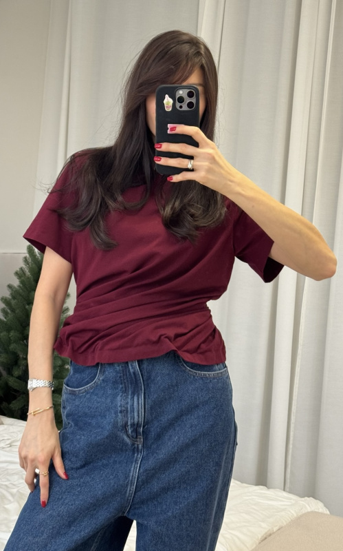 Футболка TWIST BURGUNDY