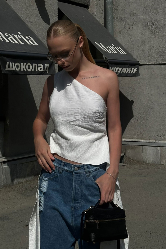 Топ "Swallow" Молочный ULLA & LABEL .B