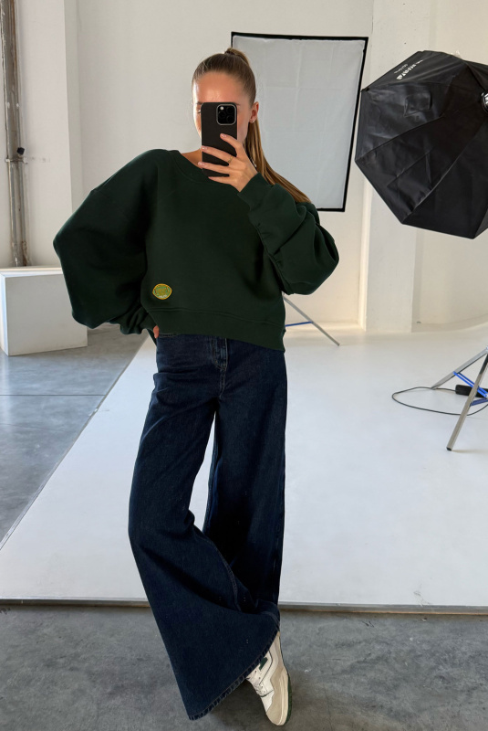 Свитшот Fleece DARK GREEN
