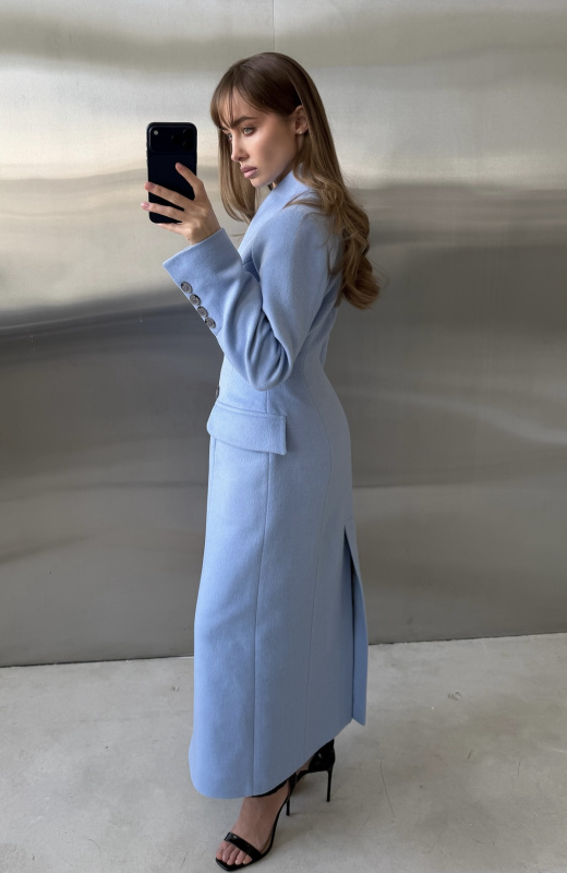 Пальто "Stephanie" голубое