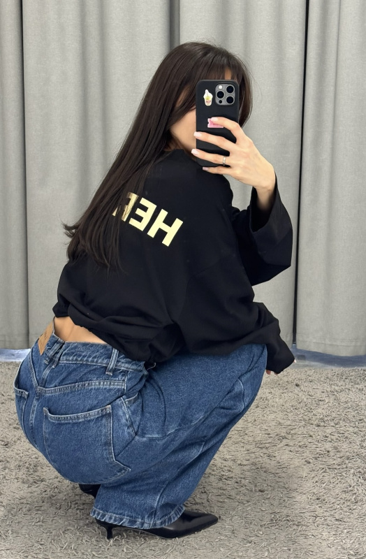 Лонгслив на кулисе 05 BLACK