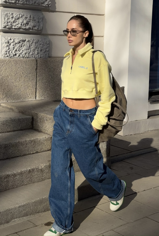 Джинсы прямые с рельефами