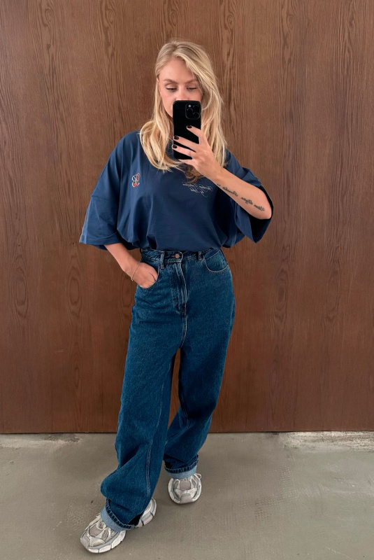 Футболка объемная HERITAGE BLUE