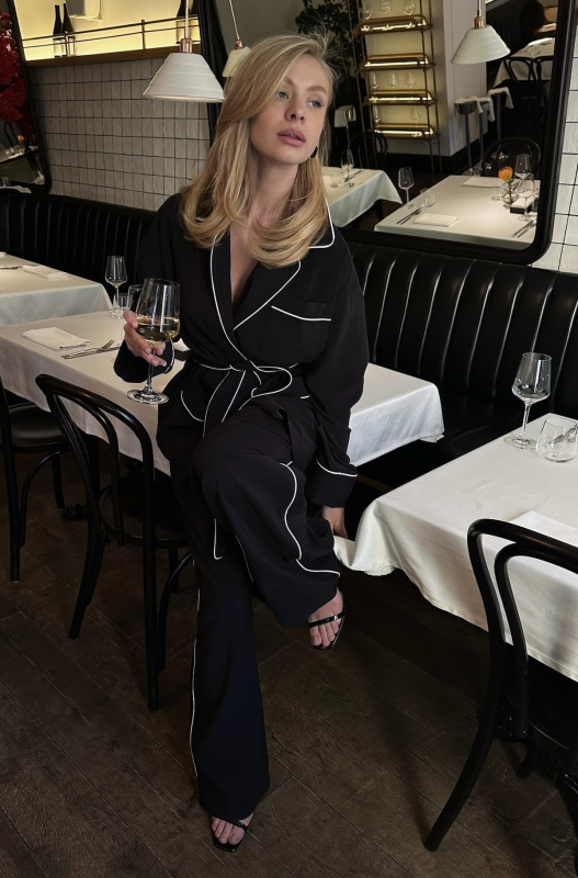 Брюки пижамные BLACK