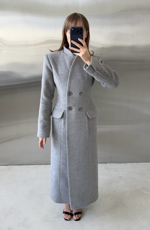 Пальто "Stephanie" серое