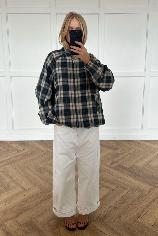 Олимпийка в клетку