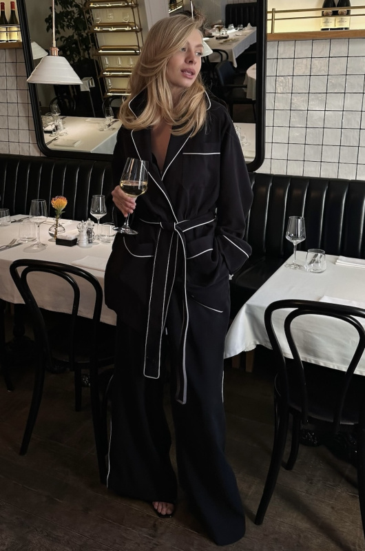 Брюки пижамные BLACK