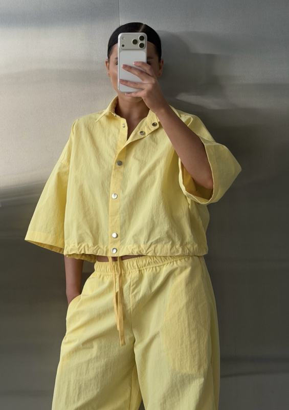 Брюки «бананы» плащевые