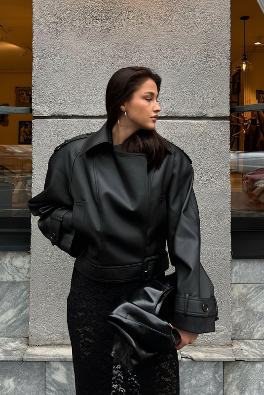 Косуха из экокожи ULLA & LABEL .B